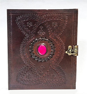 RSN Handcrafted A5 Journal Unruled 100 Pages(Pink Brown)