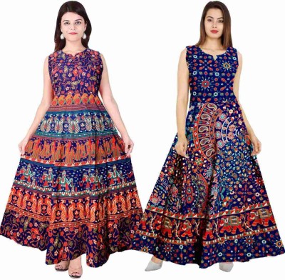 Shrisay fashion Women A-line Multicolor, Multicolor Dress