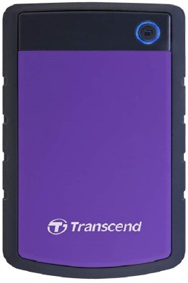 Transcend 2 TB External Hard Disk Drive (HDD)(Purple)
