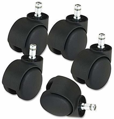 MR Ergonomics Pin type chair wheels Bar Stool Wheels(Furniture Parts, Plastic)
