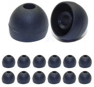 Hoppokart Soft Silicone Earbud Cover Tips Earbud Covers Replacement As34 In The Ear Headphone Cushion(Pack of 14, Black)