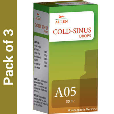 ALLEN A05 Cold - Sinus Drops(3 x 30 ml)