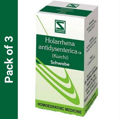 Dr.Willmar Schwabe India Holarrhena Antidysenterica 1X Tablets(3 x 20 g)