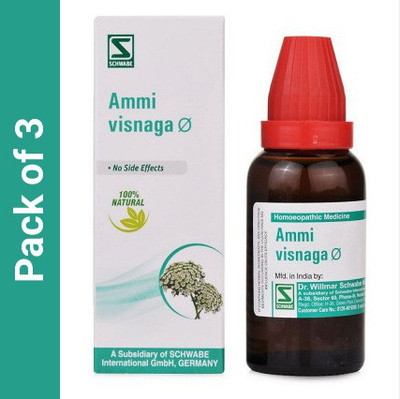 Dr.Willmar Schwabe India Ammi Visnaga Q Liquid(3 x 30 ml)