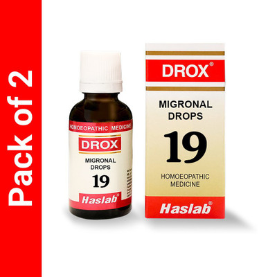 HASLAB Drox 19 Migronol Drops(2 x 30 ml)