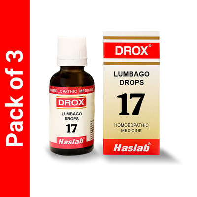 HASLAB Drox 17 Lumbago Drops(3 x 30 ml)