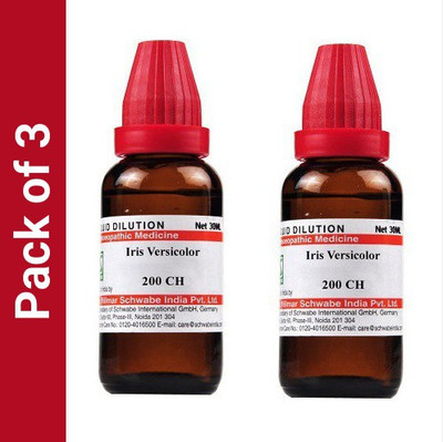 Dr.Willmar Schwabe India Iris Versicolor 200CH Liquid(3 x 30 ml)