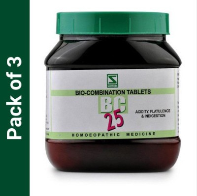 Dr.Willmar Schwabe India Bio-combination BC 25 Tablets(3 x 550 g)