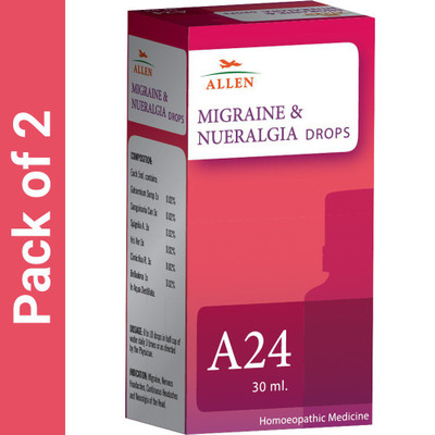 ALLEN A24 Migraine & Nueralgia Drops(2 x 30 ml)