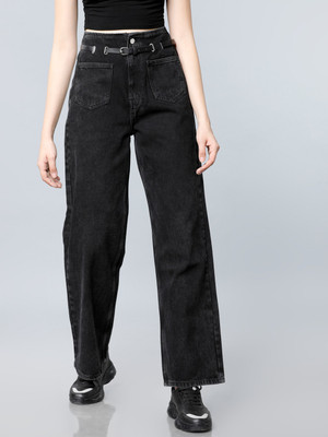 Tokyo Talkies Flared Women Black Jeans