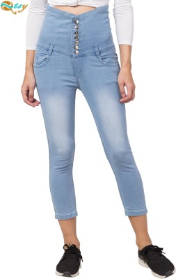 Qtsy Regular Women Light Blue Jeans