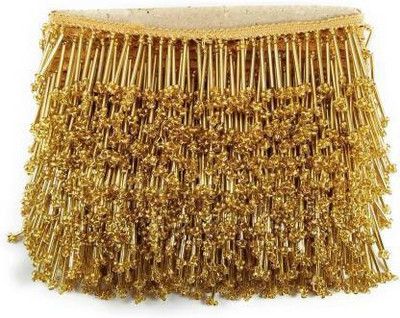 MARUTI KRUPA ENTERPRISE MAKE GOLD PIPING 9 METER LENGTH LACE Lace Reel(Pack of 1)
