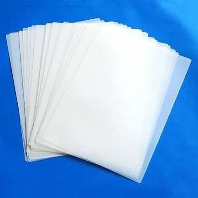 SAHICOLLECTIONS Clear Glossy Thermal Transparent Waterproof 125 Microns A4 Laminating Sheet A4 Laminating Sheet(125 mil Pack of 100)