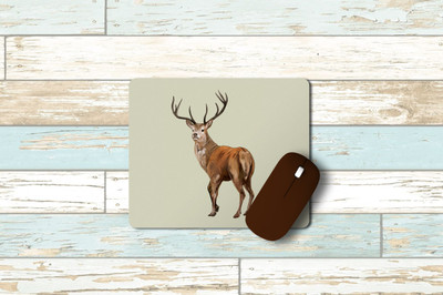 FA6 Gaming Anti Skid Durable Panda Printed Mouse Pad Comfortable Rubber Base Designer Mousepads for Computer, Pc, Laptop (Off White Deer Mouse Pad) Non Slip Base Mousepad(Off White) FA6 Gaming Anti Skid Durable Panda Printed Mouse Pad Comfortable Rubber Base Designer Mousepads for Computer, Pc, Laptop (Off White Deer Mouse Pad) Non Slip Base Mousepad(Off White)