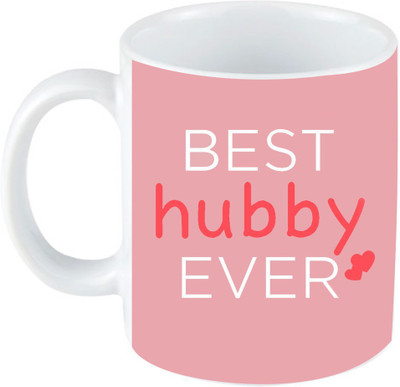 blinkNshop Valentine Best Hubby Ceramic Coffee Mug(325 ml)