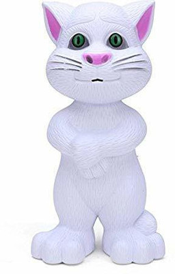 SARASI Talking Tom Touching with Wonderful Voice, Stories and Songs, Touch Functions(White)