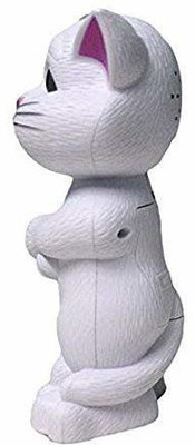 SARASI Talking Cat Touching with Wonderful Voice, Stories & Songs, with Touch Functions(White)