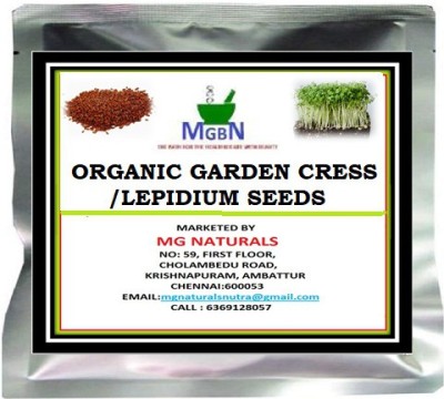 MGBN GARDEN CRESS/LEPIDIUM MICROGREEN SEEDS 200 GM Seed(200 per packet)