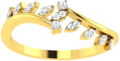 avsar AVR355YB Avsar Real Gold 14K RING 14kt Cubic Zirconia Yellow Gold ring