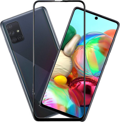 SHREESHA Edge To Edge Tempered Glass for Samsung Galaxy A71, Samsung Galaxy A80, Samsung Galaxy Note 10 Lite, Samsung Galaxy S10 Lite(Pack of 1)