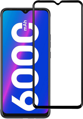 HOBBYTRONICS Edge To Edge Tempered Glass for Tecno Spark 6 Air(Pack of 1)