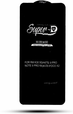 FCS Edge To Edge Tempered Glass for Xiaomi Redmi Note 9 Pro Max, K30, Note 9 Pro, Poco X2(Pack of 1)