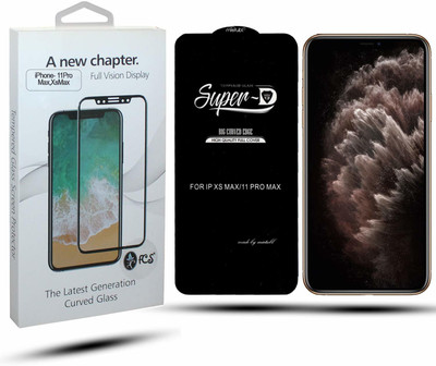 FCS Edge To Edge Tempered Glass for Oppo A92, A52(Pack of 1)