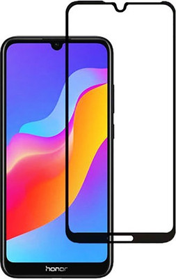 MARSHLAND Tempered Glass Guard for 6D Full Glue Anti Scratch Bubble Free Edge to Edge Smooth Screen Protector Tempered Glass, Black, Huawei Honor 8A(Pack of 1)
