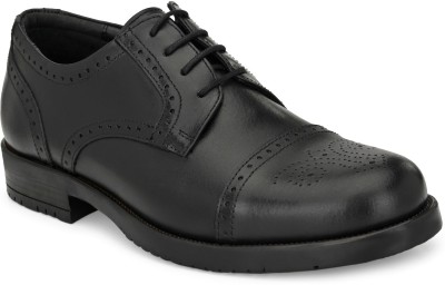 Carlo Romano by Wasan Shoes Formal Shoes Derby For Men(Black)