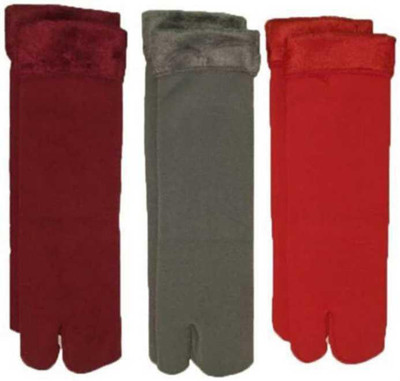 Richiee Women Solid Ankle Length(Pack of 3)