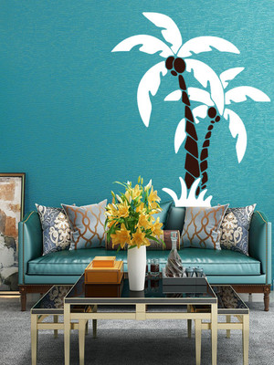 Trends on WALL 66 cm Coconut Tree Self Adhesive Sticker(Pack of 1)