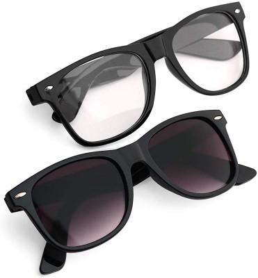 Online Mantra Wayfarer Sunglasses(For Men & Women, Violet, Clear)