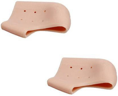 HDCraft pack1_BROWN Heel Protector Socks Silicon Toe Free Heel Pain Relief Heel Support