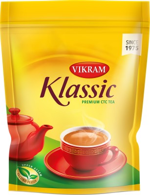 Vikram Klassic Premium CTC Leaf Tea 1 KG Pack Tea Pouch(1000 g)
