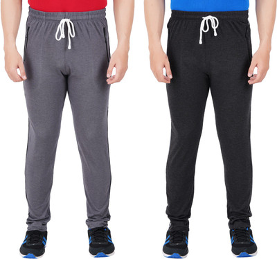 Guide Solid Men Grey, Black Track Pants