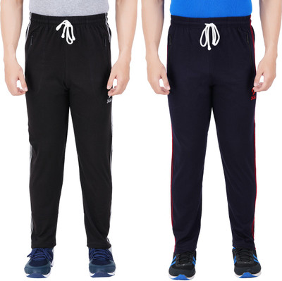 Guide Solid Men Black, Dark Blue Track Pants