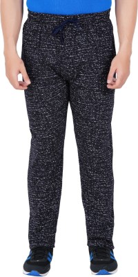 Guide Printed Men Blue Track Pants