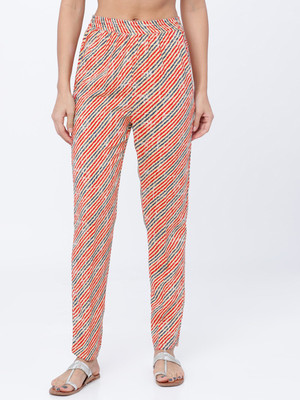 Vishudh Regular Fit Women Multicolor Trousers