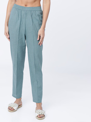 Vishudh Regular Fit Women Multicolor Trousers