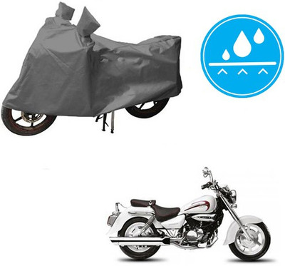 HYBRIDS COLLECTION Waterproof Two Wheeler Cover for Hyosung(Aquila Pro 650, Grey)