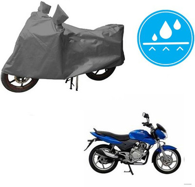 THE REAL ARV Waterproof Two Wheeler Cover for Bajaj(DTS-i, Grey)