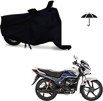 saanvi Waterproof Two Wheeler Cover for Hero(Passion Pro TR, Black)
