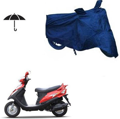 RPSENTTERPR Waterproof Two Wheeler Cover for Mahindra(Flyte, Blue)
