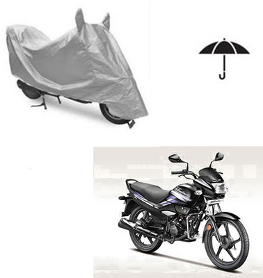 RPSENTTERPR Waterproof Two Wheeler Cover for Hero(Super Splendor, Silver)