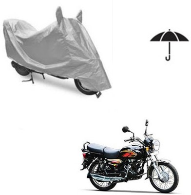 SRENTERPRISES Two Wheeler Cover for TVS(Max 4R, Silver)