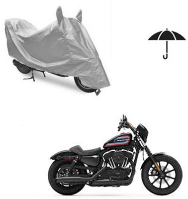 SRENTERPRISES Two Wheeler Cover for Harley Davidson(XL 1200, Silver)