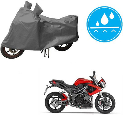 HYBRIDS COLLECTION Waterproof Two Wheeler Cover for DSK Benelli(TNT R, Grey)