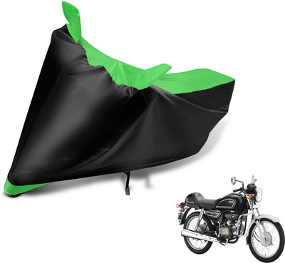 MOCKHE Waterproof Two Wheeler Cover for Hero(Splendor Plus, Green)