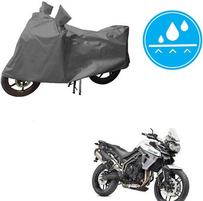 HYBRIDS COLLECTION Waterproof Two Wheeler Cover for Triumph(Tiger 800 XR, Grey)