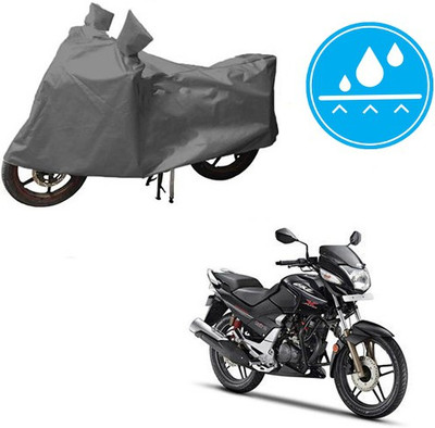 THE REAL ARV Waterproof Two Wheeler Cover for Hero(CBZ, Grey)
